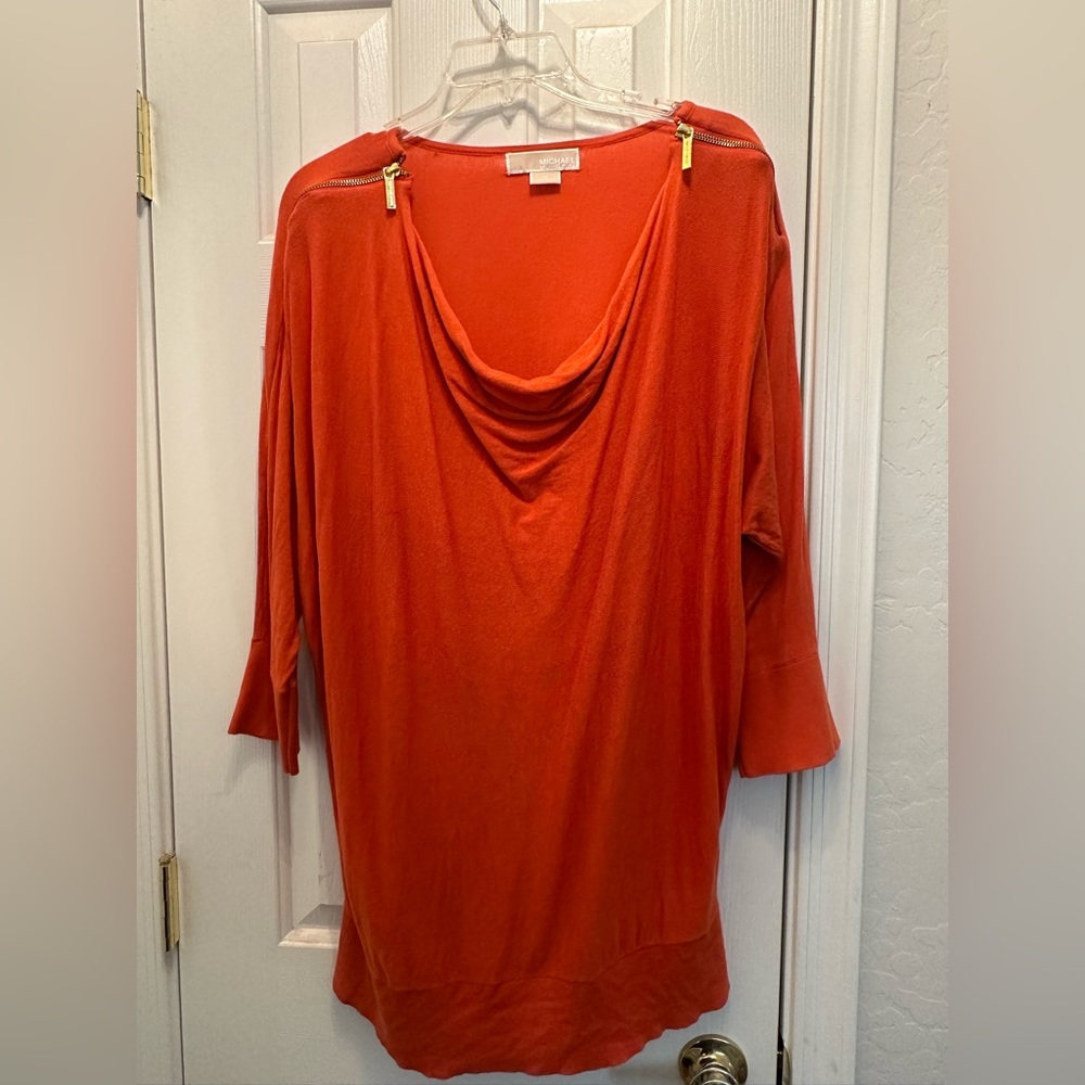 Michael Kors women’s lightweight orange sweater
